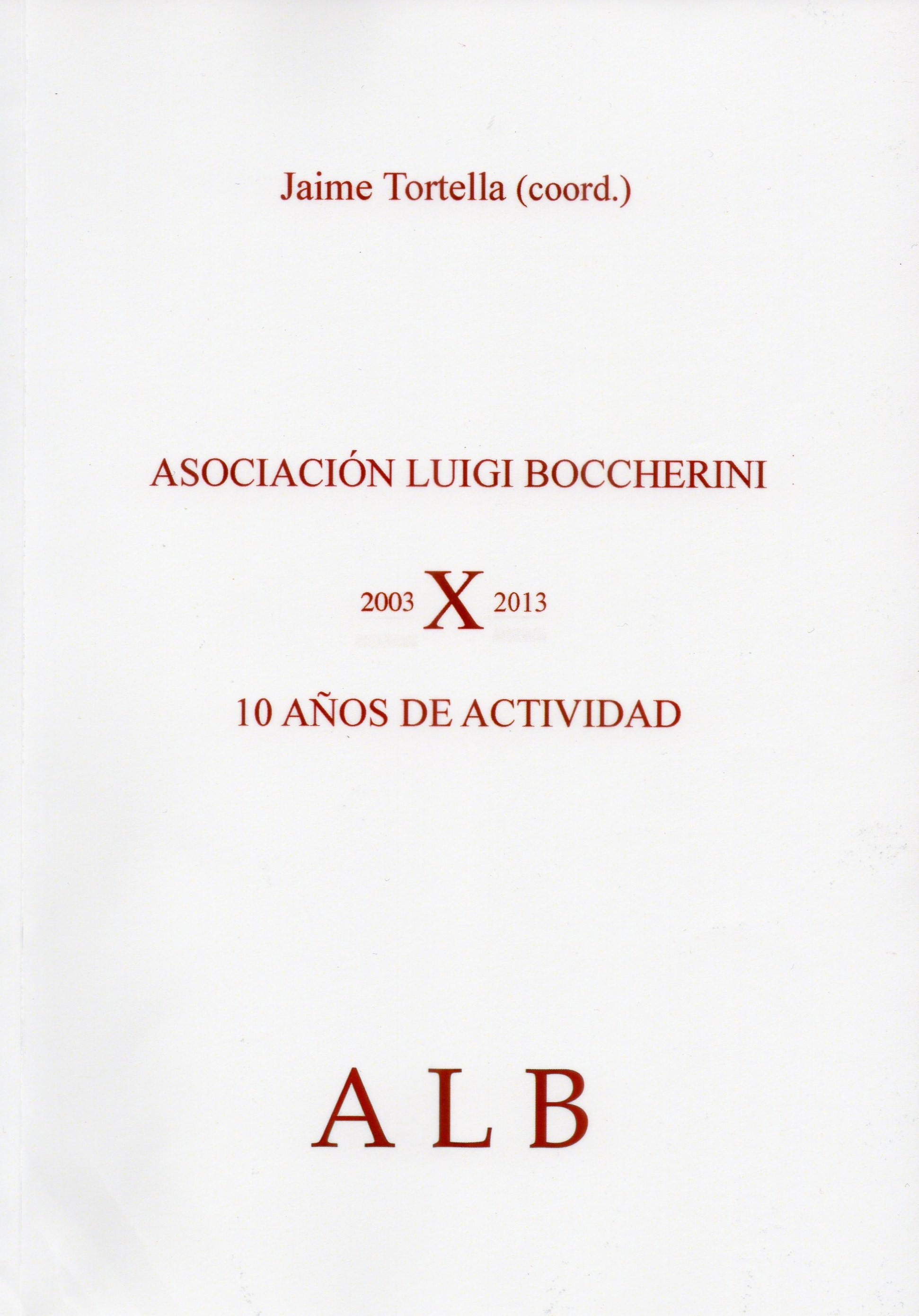 10 anys de l'Asociacin Luigi Boccherini
